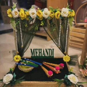 Mehndi Tray Decor